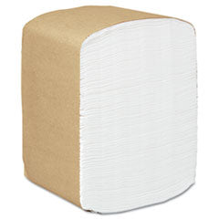 Full Fold Dispenser Napkins, 1-Ply, 13 x 12, White, 375/Pack, 16 Packs/Carton