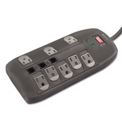 Innovera® Surge Protector, 8 AC Outlets, 6 ft Cord, 2,160 J, Black