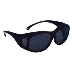 KleenGuard™ V50 OTG Safety Eyewear, Black Frame, Smoke Mirror Anti-Fog Lens