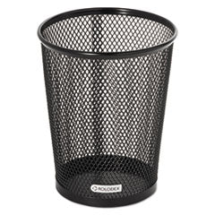 Rolodex™ Nestable Jumbo Wire Mesh Pencil Cup, 4.38" Diameter x 5.4"h, Black