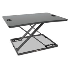 Alera® AdaptivErgo Ultra-Slim Sit-Stand Desk, 31.33" x 21.63" x 1.5" to 16", Black