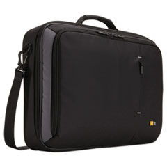 Case Logic® Track Clamshell Case, Fits Devices Up to 18", Dobby Nylon, 19.3 x 3.9 x 14.2, Black