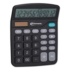 Innovera® 15923 Desktop Calculator, 12-Digit LCD