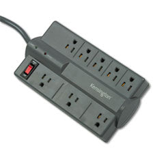 Kensington® Guardian Premium Surge Protector, 8 AC Outlets, 6 ft Cord, 1,080 J, Gray