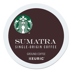 Sumatra Coffee K-Cups, Sumatran, K-Cup, 96/Box