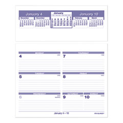 AT-A-GLANCE® Flip-A-Week Desk Calendar Refill, 7 x 6, White Sheets,