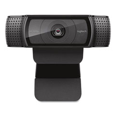 Logitech® C920e HD Business Webcam, 1280 pixels x 720 pixels, Black