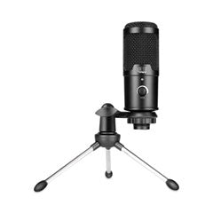 Adesso Xtream M4 Cardioid Condenser Recording Microphone, Black