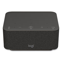 Logitech® Teams Logi Dock, 1 HDMI/1 Displayport/2 USB A/3 USB C, Graphite