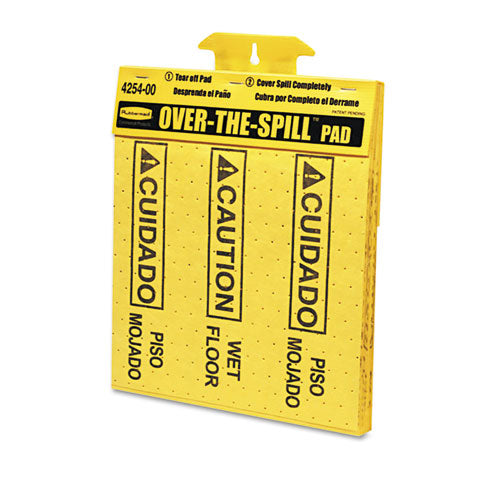 Rubbermaid® Commercial “Over-The-Spill™” Pad Tablet 12 oz, 14 x 16.5, 25/Pack