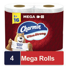 Ultra Strong Bathroom Tissue, Septic Safe, 2-Ply, White, 242 Sheet/Roll, 4/Pack