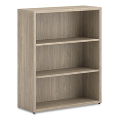 HON® 10500 Series Laminate Bookcase, Three Shelves, 36" x 13" x 43.75", Kingswood Walnut