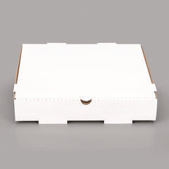 Karat® Corrugated Paper Boxes, 12 x 12 x 1.97, White/Kraft, 50/Carton